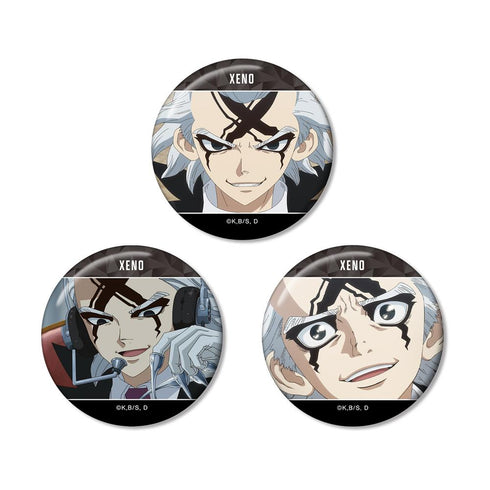 『Dr.STONE』Dr.ゼノ 場面写缶バッジ3個セット