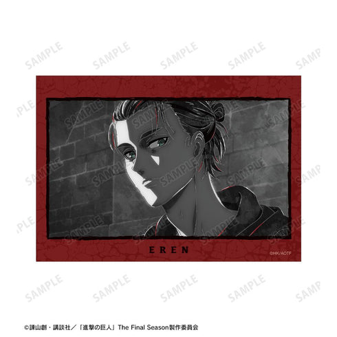 『進撃の巨人』エレン Ani-Art BLACK LABEL 第2弾 ブロマイド2枚セット