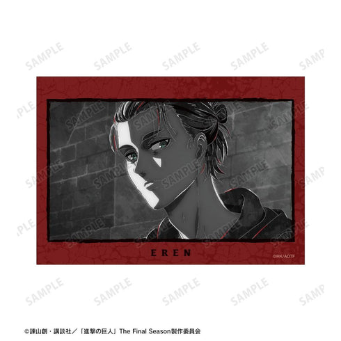 『進撃の巨人』エレン Ani-Art BLACK LABEL 第2弾 ブロマイド2枚セット【202607再販】