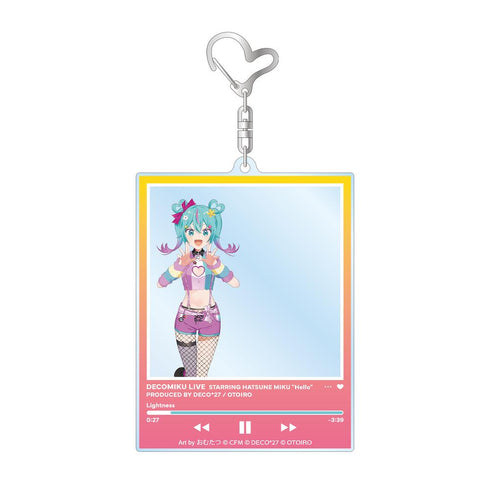 『デコミクLIVE starring 初音ミクHelloProduced by DECO*27 / OTOIRO』デコミク (ライトネス) Art by おむたつ フォトフレーム風BIGアクリルキーホルダー