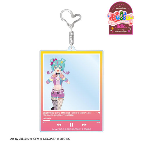 『デコミクLIVE starring 初音ミクHelloProduced by DECO*27 / OTOIRO』デコミク (ライトネス) Art by おむたつ フォトフレーム風BIGアクリルキーホルダー
