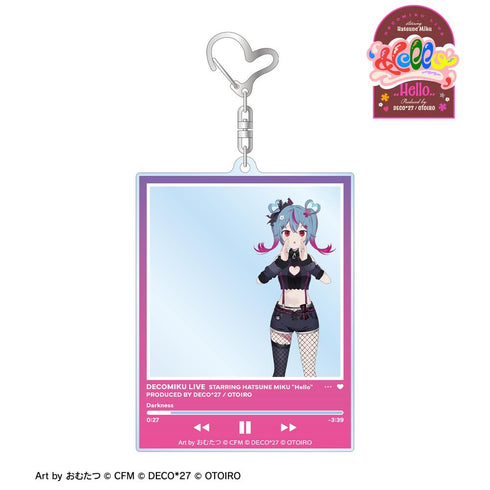 『デコミクLIVE starring 初音ミクHelloProduced by DECO*27 / OTOIRO』デコミク (ダークネス) Art by おむたつ フォトフレーム風BIGアクリルキーホルダー