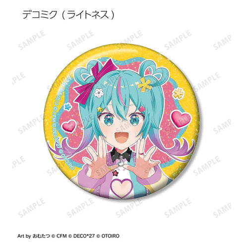 『デコミクLIVE starring 初音ミクHelloProduced by DECO*27 / OTOIRO』デコミク&にーにゃ Art by おむたつ ホログラム缶バッジ3個セット ver.A