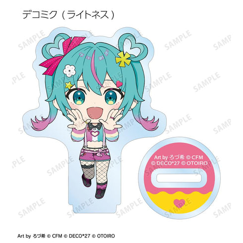 『デコミクLIVE starring 初音ミクHelloProduced by DECO*27 / OTOIRO』デコミク&にーにゃ Art by ろづ希 アクリルスタンド3個セット