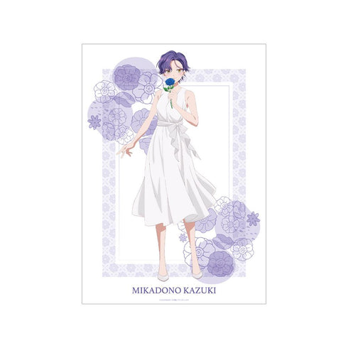 『帝乃三姉妹は案外、チョロい。』描き下ろし 帝乃 一輝 白いワンピースと花ver. A3マット加工ポスター