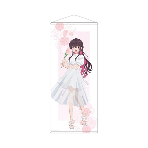 『帝乃三姉妹は案外、チョロい。』描き下ろし 矢乙女 桜 白いワンピースと花ver. 等身大タペストリー