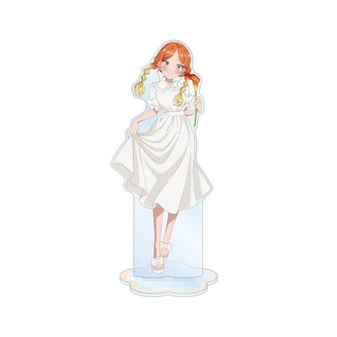 『帝乃三姉妹は案外、チョロい。』描き下ろし 帝乃 二琥 白いワンピースと花ver. 特大アクリルスタンド