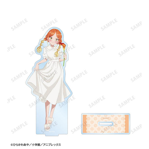 『帝乃三姉妹は案外、チョロい。』描き下ろし 帝乃 二琥 白いワンピースと花ver. BIGアクリルスタンド