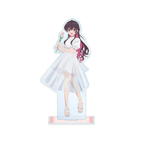 『帝乃三姉妹は案外、チョロい。』描き下ろし 矢乙女 桜 白いワンピースと花ver. BIGアクリルスタンド