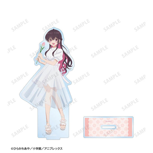 『帝乃三姉妹は案外、チョロい。』描き下ろし 矢乙女 桜 白いワンピースと花ver. BIGアクリルスタンド