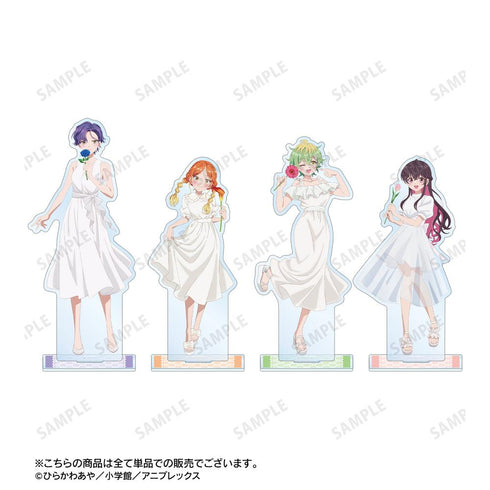 『帝乃三姉妹は案外、チョロい。』描き下ろし 矢乙女 桜 白いワンピースと花ver. BIGアクリルスタンド