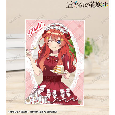 『五等分の花嫁*』描き下ろし 中野五月 ショートケーキイメージコーデver. A5アクリルパネル