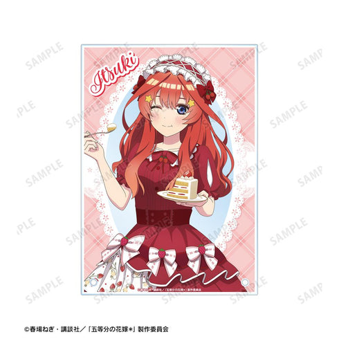 『五等分の花嫁*』描き下ろし 中野五月 ショートケーキイメージコーデver. A5アクリルパネル
