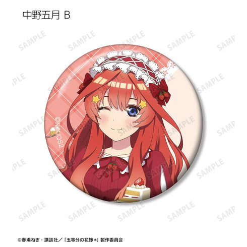 『五等分の花嫁*』描き下ろし ショートケーキイメージコーデver. トレーディング缶バッジ(単位/BOX)