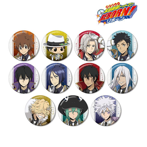 『家庭教師ヒットマンREBORN!』描き下ろし 白衣装ver. トレーディンググリッター缶バッジ(単位/BOX)【202606再販】