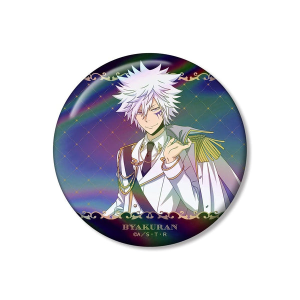 『家庭教師ヒットマンREBORN!』描き下ろし 白蘭 白衣装ver. 75mmオーロラ缶バッジ