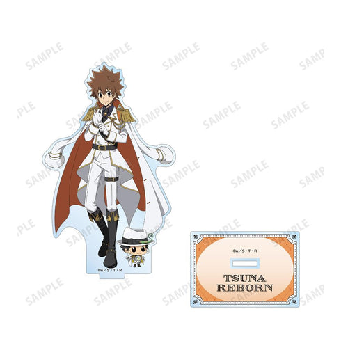 『家庭教師ヒットマンREBORN!』描き下ろし 沢田 綱吉&リボーン 白衣装ver. BIGアクリルスタンド