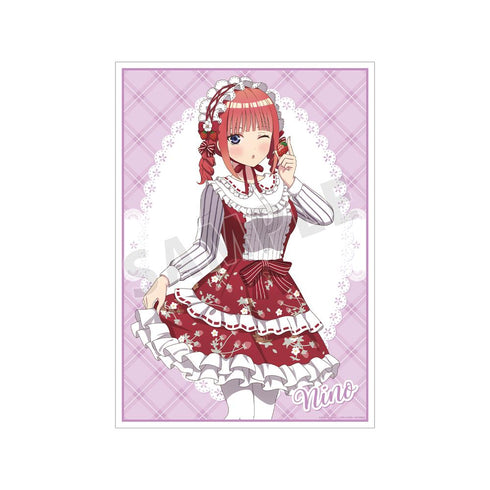 『五等分の花嫁*』描き下ろし 中野二乃 ショートケーキイメージコーデver. A3マット加工ポスター