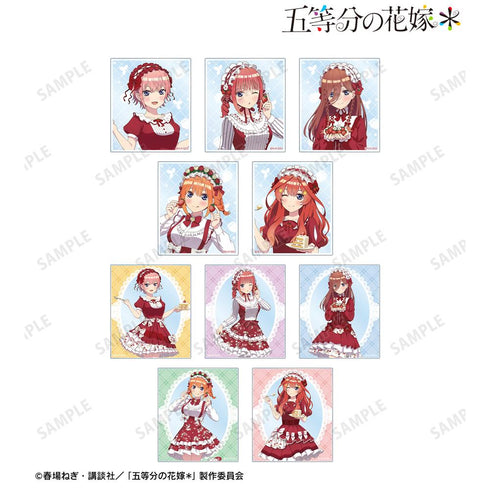 『五等分の花嫁*』描き下ろし ショートケーキイメージコーデver. トレーディングアクリルカード(単位/BOX)