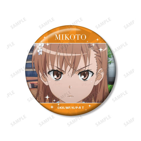 『とある科学の超電磁砲T』御坂美琴 場面写缶バッジ3個セット