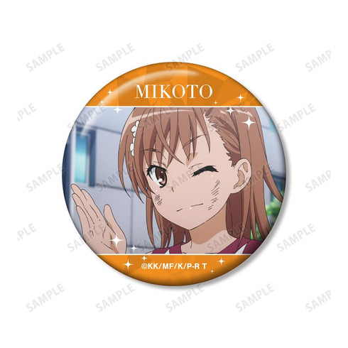 『とある科学の超電磁砲T』御坂美琴 場面写缶バッジ3個セット