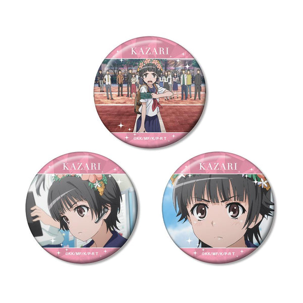 『とある科学の超電磁砲T』初春飾利 場面写缶バッジ3個セット