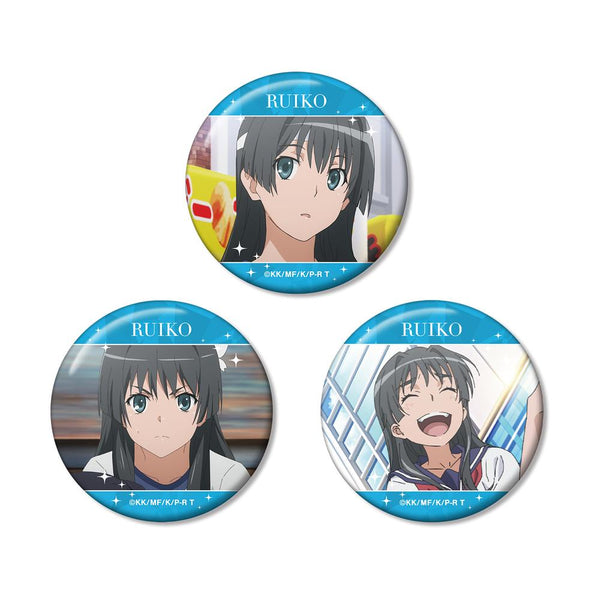 『とある科学の超電磁砲T』佐天涙子 場面写缶バッジ3個セット