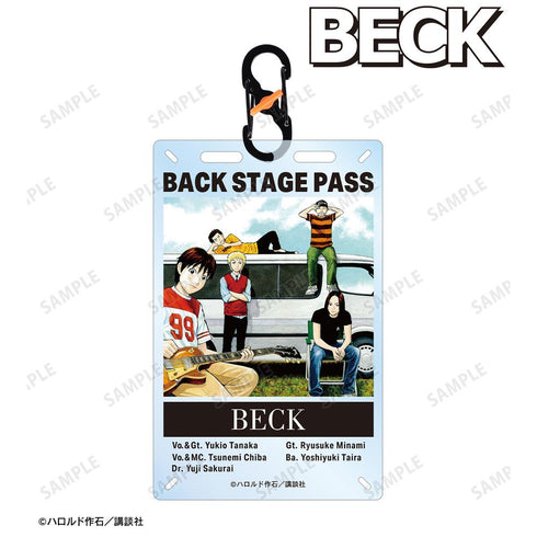 『BECK』BECK カラビナ付きカード型アクリルキーホルダー