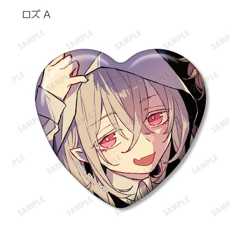 『甘眩ディカダンス』トレーディングハート型缶バッジ(単位/BOX)