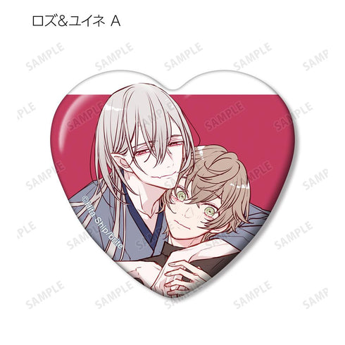 『甘眩ディカダンス』トレーディングハート型缶バッジ(単位/BOX)