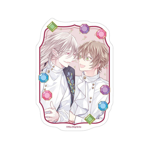 『甘眩ディカダンス』緋汰しっぷ先生 描き下ろし ロズ&ユイネ 休日デートver. ダイカットステッカー