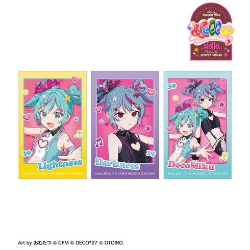 『デコミクLIVE starring 初音ミクHelloProduced by DECO*27 / OTOIRO』デコミク Art by おむたつ インスタントカメラ風イラストカード3枚セット ver.B