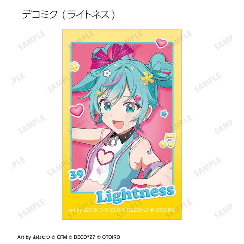 『デコミクLIVE starring 初音ミクHelloProduced by DECO*27 / OTOIRO』デコミク Art by おむたつ インスタントカメラ風イラストカード3枚セット ver.B
