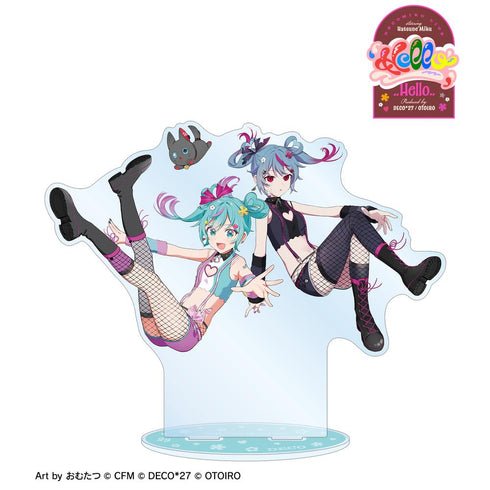 『デコミクLIVE starring 初音ミクHelloProduced by DECO*27 / OTOIRO』デコミク&にーにゃ Art by おむたつ BIGアクリルスタンド