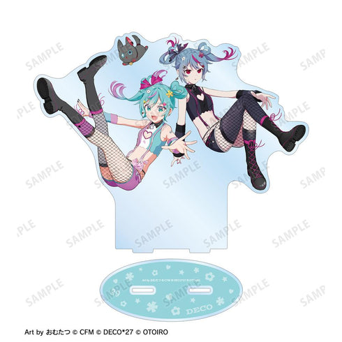 『デコミクLIVE starring 初音ミクHelloProduced by DECO*27 / OTOIRO』デコミク&にーにゃ Art by おむたつ BIGアクリルスタンド