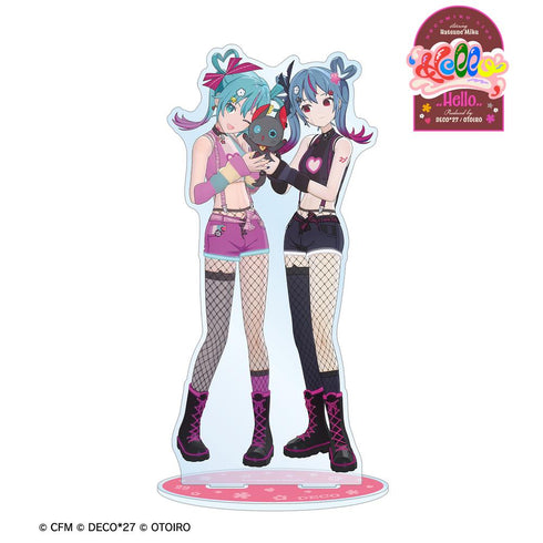 『デコミクLIVE starring 初音ミクHelloProduced by DECO*27 / OTOIRO』デコミク&にーにゃ BIGアクリルスタンド