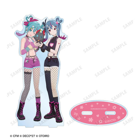 『デコミクLIVE starring 初音ミクHelloProduced by DECO*27 / OTOIRO』デコミク&にーにゃ BIGアクリルスタンド