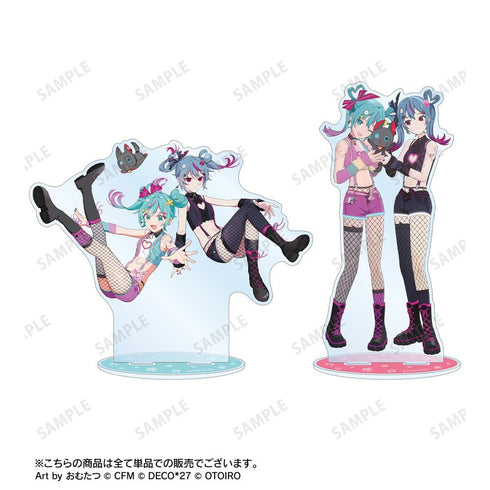『デコミクLIVE starring 初音ミクHelloProduced by DECO*27 / OTOIRO』デコミク&にーにゃ BIGアクリルスタンド