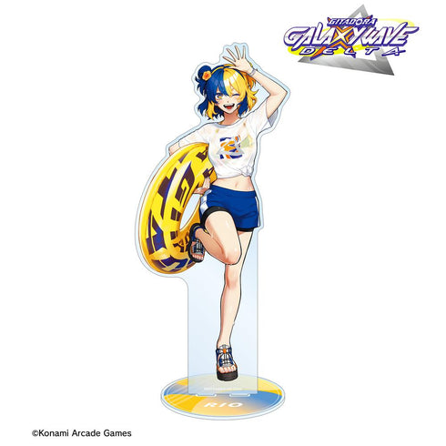 『GITADORA GALAXY WAVE DELTA』描き下ろし 璃音 水着ver. 特大アクリルスタンド