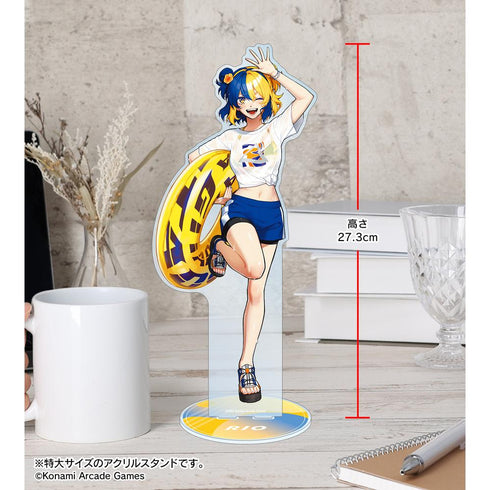 『GITADORA GALAXY WAVE DELTA』描き下ろし 璃音 水着ver. 特大アクリルスタンド