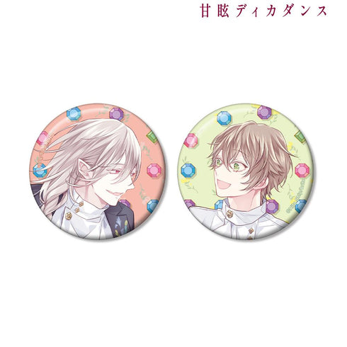 『甘眩ディカダンス』緋汰しっぷ先生 描き下ろし 休日デートver. 缶バッジ2個セット