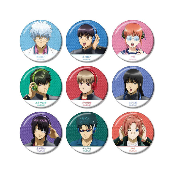 『3年Z組銀八先生』描き下ろし ヘッドフォンver. トレーディンググリッター缶バッジ(単位/BOX)