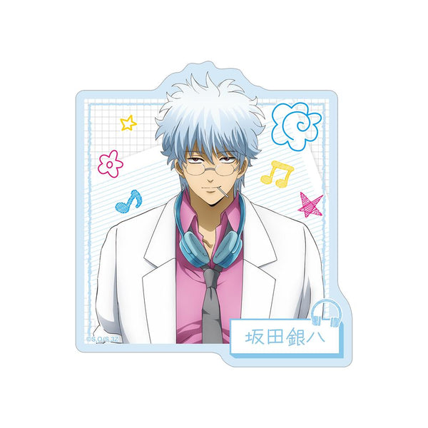 『3年Z組銀八先生』描き下ろし 坂田銀八 ヘッドフォンver. ダイカットステッカー
