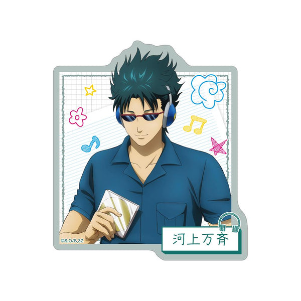 『3年Z組銀八先生』描き下ろし 河上万斉 ヘッドフォンver. ダイカットステッカー