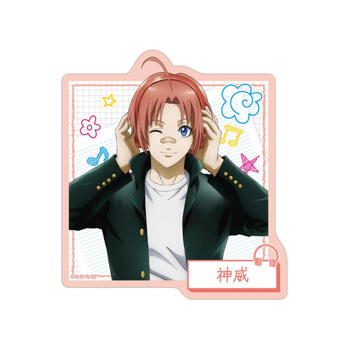 『3年Z組銀八先生』描き下ろし 神威 ヘッドフォンver. ダイカットステッカー