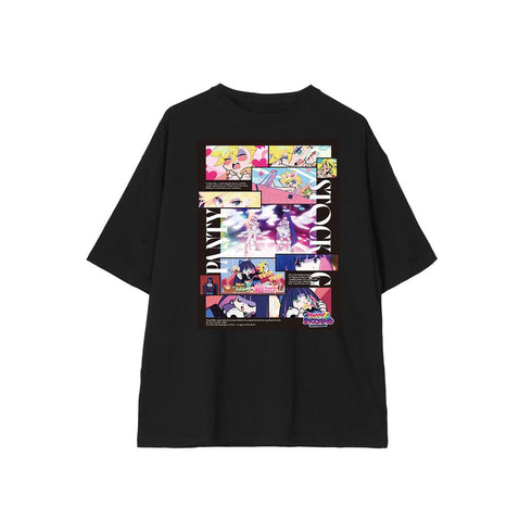 『New PANTY & STOCKING with GARTERBELT』パンティ&ストッキング 場面写BIGシルエットTシャツユニセックス