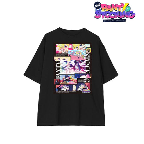 『New PANTY & STOCKING with GARTERBELT』パンティ&ストッキング 場面写BIGシルエットTシャツユニセックス