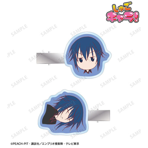 『しゅごキャラ!』月詠 イクト アクリルヘアクリップ2個セット