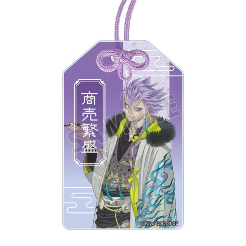 『ZONE-00』九条キヨ先生 描き下ろし 白狐 和装ver. アクリルお守り