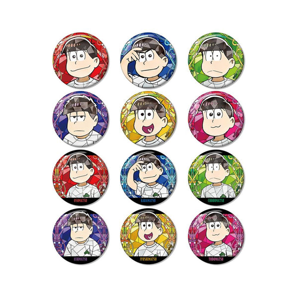 『おそ松さん』トレーディング Aure Glass 缶バッジ(単位/BOX)